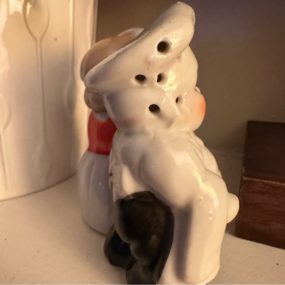 Vintage Chef & Cook Conjoined Salt and Pepper Shakers - Made in Japan - Picture 3 of 7